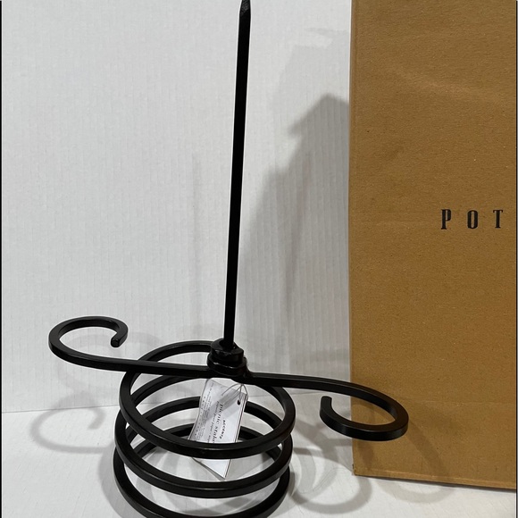 Pottery Barn Picnic Stakes Wrought Iron Wine Bottl